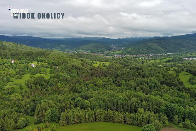 Działka ok. 4500 m² w Sól Kiczora – widokowa