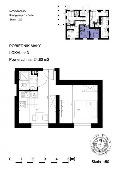 Mieszkanie Pobiednik mały