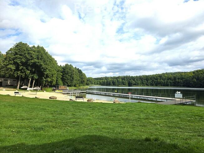 Działka 400 m od jeziora - plaży, przystani