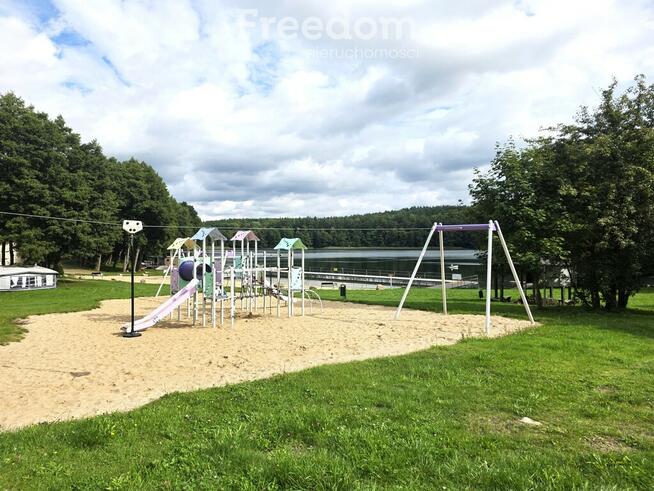 Działka 400 m od jeziora - plaży, przystani
