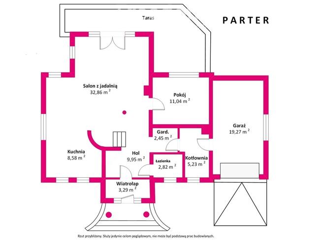 Dom, 5 pokoi, garaż, działka 881 m²