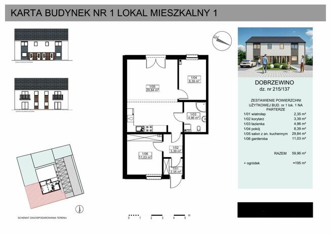 Mieszkanie Dobrzewino gm. Szemud, Strażacka