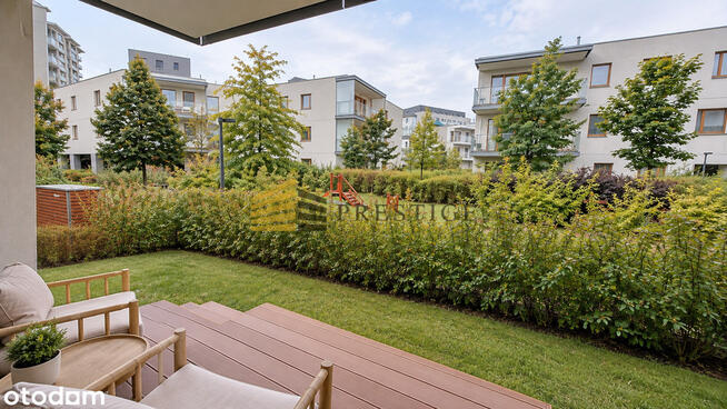 Elegancki apartament z ogrodem