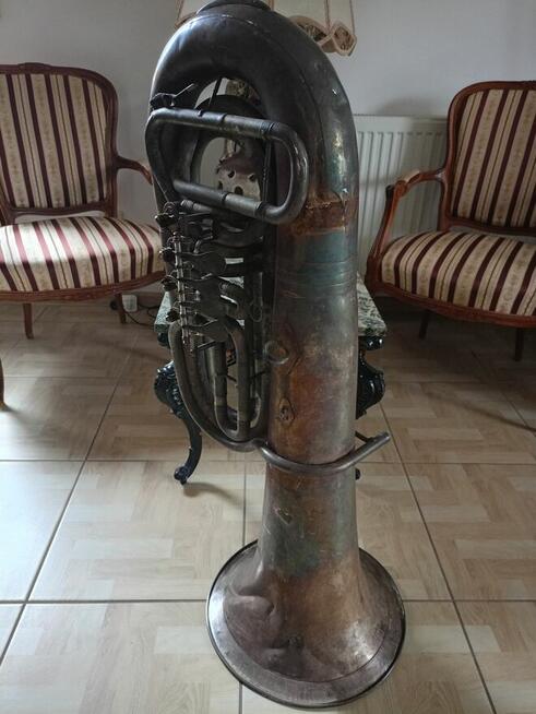 Zabytkowy Instrument TUBA Gebr Alexander Mainz