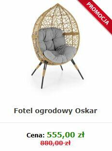 Wyprzedaż ogrodowa Fotel ogrodowy Oskar