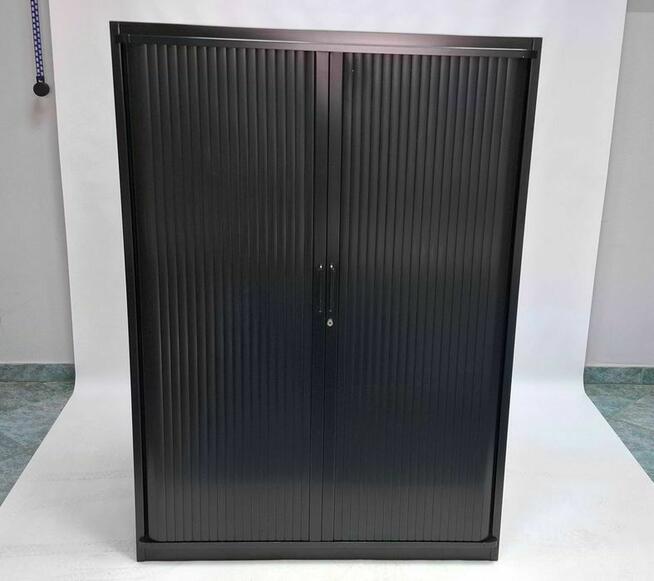 Szafa metalowa , żaluzjowa Steelcase Strafor 4oh czarna