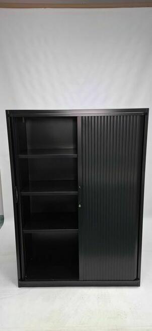 Szafa metalowa , żaluzjowa Steelcase Strafor 4oh czarna