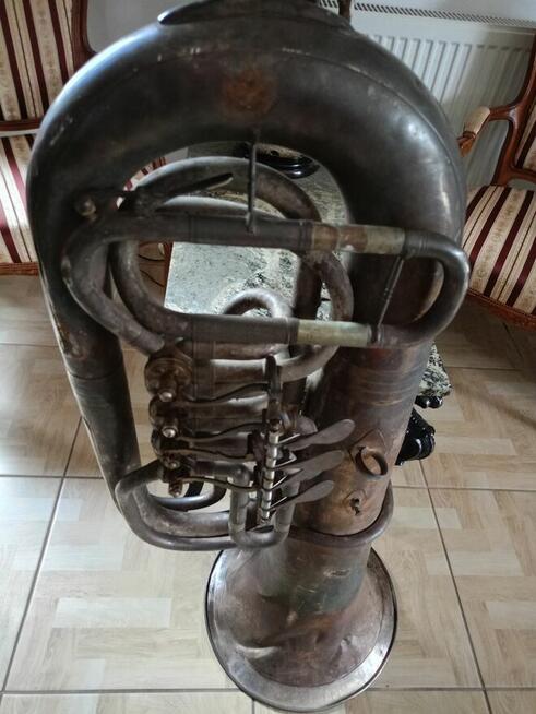 Zabytkowy Instrument TUBA Gebr Alexander Mainz