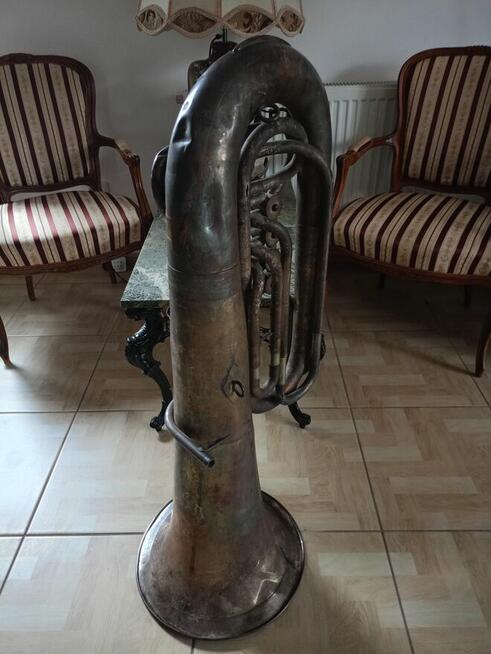 Zabytkowy Instrument TUBA Gebr Alexander Mainz