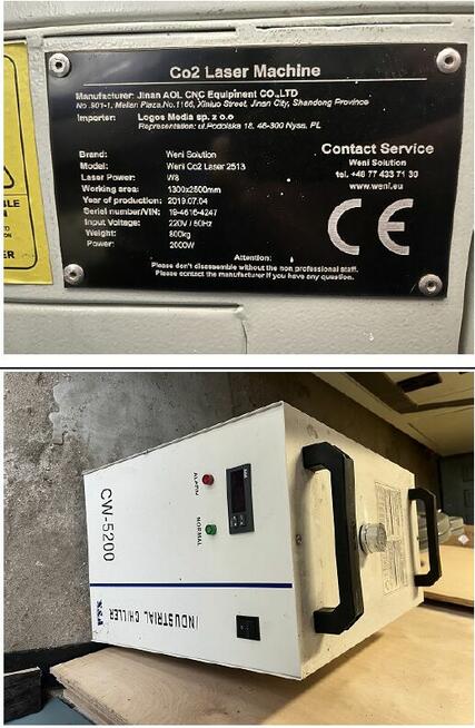 Światłowodowa wycinarka laserowa marki WENI SOLUTION