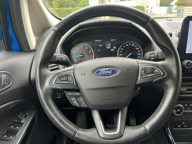 Ford EcoSport 1.0 Grzane Skóry Kamera Czujniki Alu KS Serw Stan IDealny BEzwypad Opł