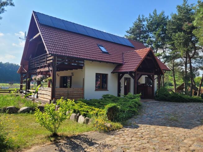 Sprzedam gotowy biznes: 1,5ha+ dom 120m2+ 2x domki