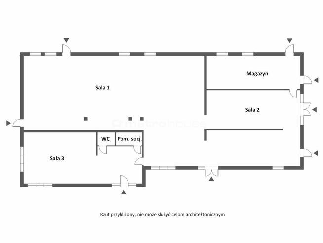 445 m² Showroom / Handel / Usługi Łódź