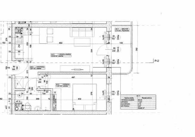 40 m² | 2 pokoje | balkon | winda |Babia Wieś