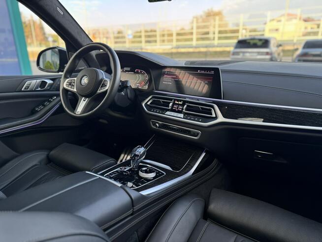 BMW X7 M50d. Polska, Sky Lounge, Masaże, Executive Drive Pro, Hak, FV 23%.