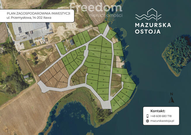 Działki nad jeziorem Iławskim