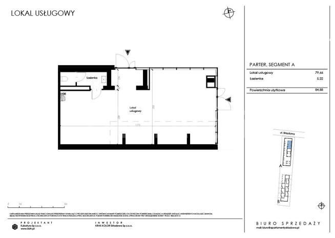 Lokal usługowy Krowodrza, blisko ul. Wrocławskiej
