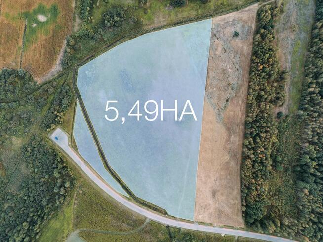Działka przemysłowa | 5,5 HA | Podborze | Mielec | Strefa ekonomiczna