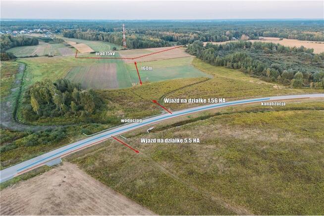 Działka przemysłowa | 1,56 HA | Podborze | Mielec | Strefa ekonomiczna