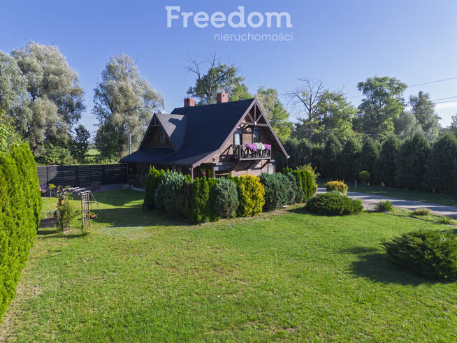 Klimatyczny dom drewniany z dużą działką 3100 m²