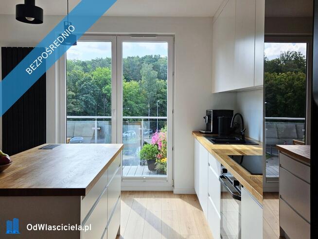 Dwupoziomowy apartament 66 m²| 2 tarasy| Wrzeszcz Górny | widok na las