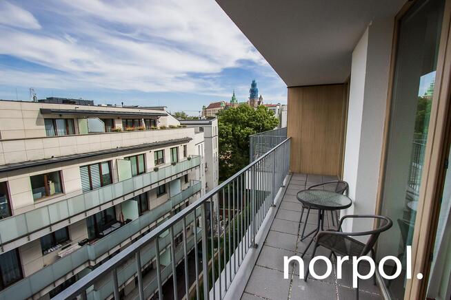 Zwierzyniecka, Angel Plaza, 50 m2, siłownia, balkon z widokiem na Wawel, ochrona