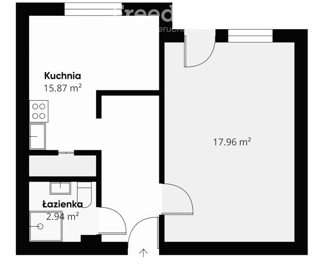 Duża kawalerka | Kochłowice | CO miejskie