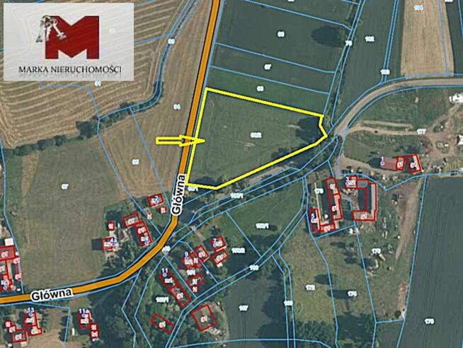 Działka budowlana Bytków gm. Reńska Wieś Bytków, Główna