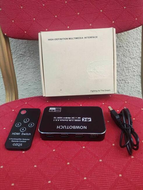 Rozdzielacz HDMI HD Przełącznik Switch przejściówka konsoli