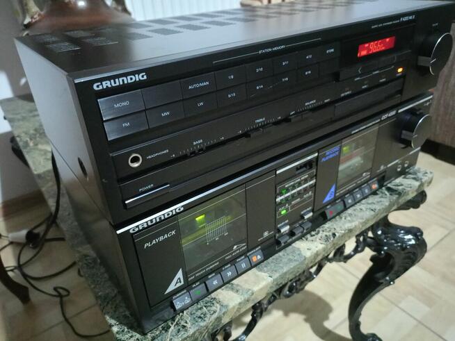 Amplituner i Deck Magnetofon dwukasetowy GRUNDIG Vintage
