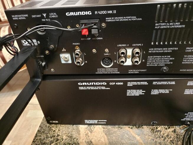 Amplituner i Deck Magnetofon dwukasetowy GRUNDIG Vintage