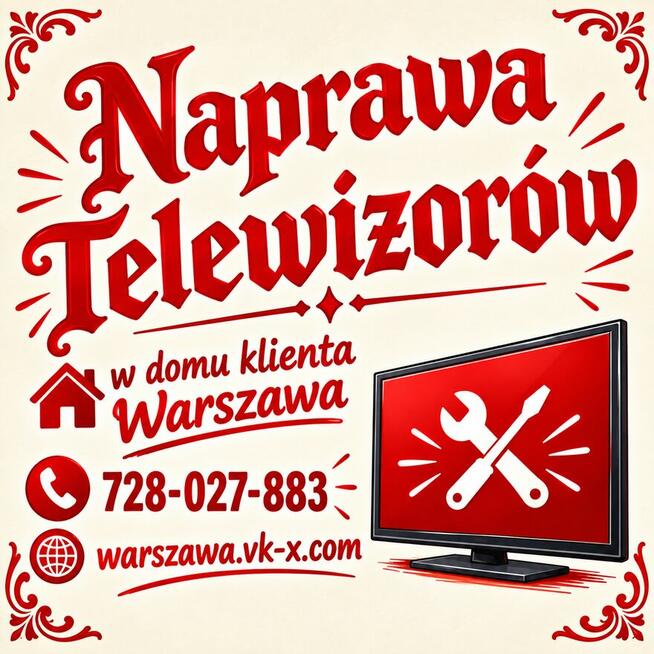 Serwis Naprawy TV w Domu Klienta 728-O27-883