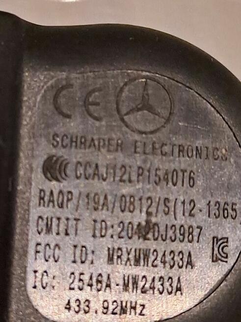 Czujniki opon MERCEDES A0009050030 Orginalne