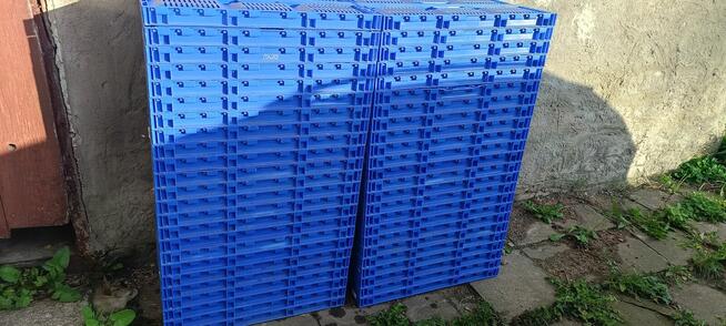 Składane, bardzo mocne pogrubione plastikowe pojemniki HDPE