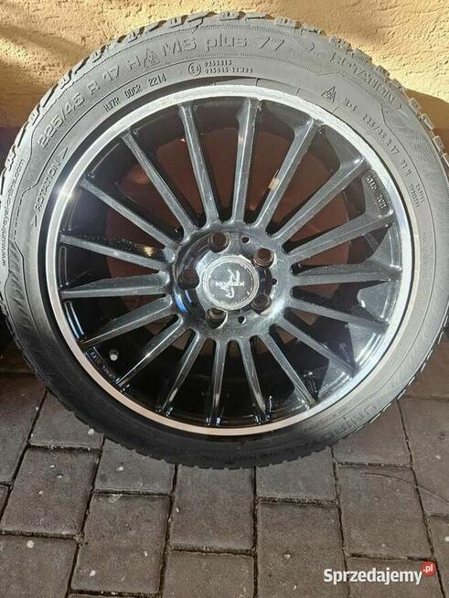 Alufelgi Keskin 17"225/45 zima czarneKT15 7017
