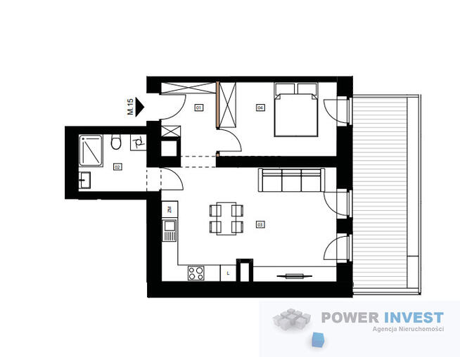 2 pok. apartament PREMIUM I taras 14 m² I Chorzów