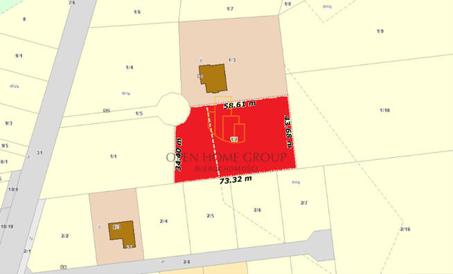 Szukalice, Żórawina działka budowlana 3000 m2