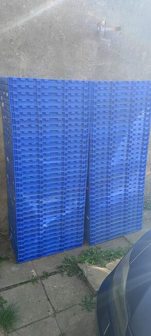 Składane, bardzo mocne pogrubione plastikowe pojemniki HDPE