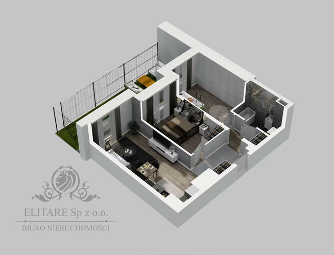 Mieszkanie 53,01m2, ogródek ogrzewanie miejskie/ Kleczków