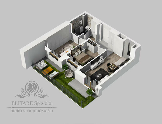 Mieszkanie 53,01m2, ogródek ogrzewanie miejskie/ Kleczków