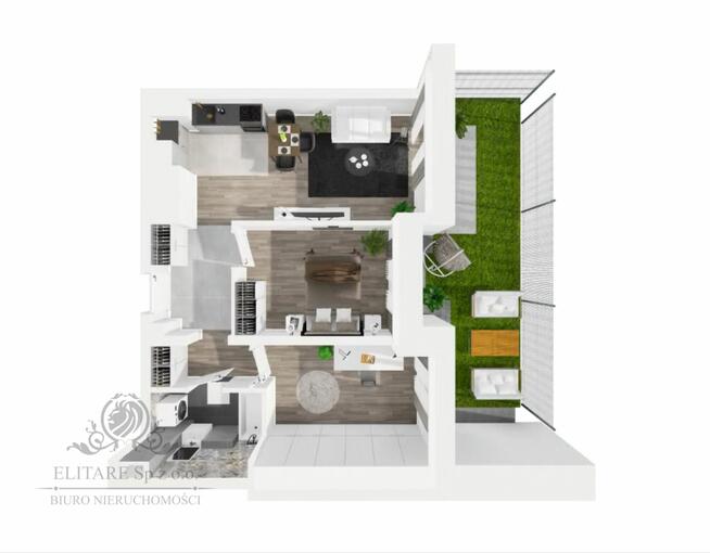 Mieszkanie 53,01m2, ogródek ogrzewanie miejskie/ Kleczków