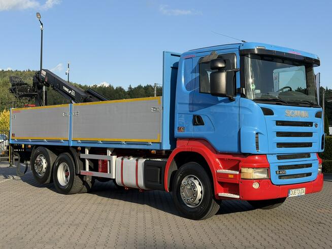 Scania R 400 LB 6x2 HDS Budowlanka Widły Oś Skrętna Super Stan W pełni sprawna Zabudowa 680cm Zadban