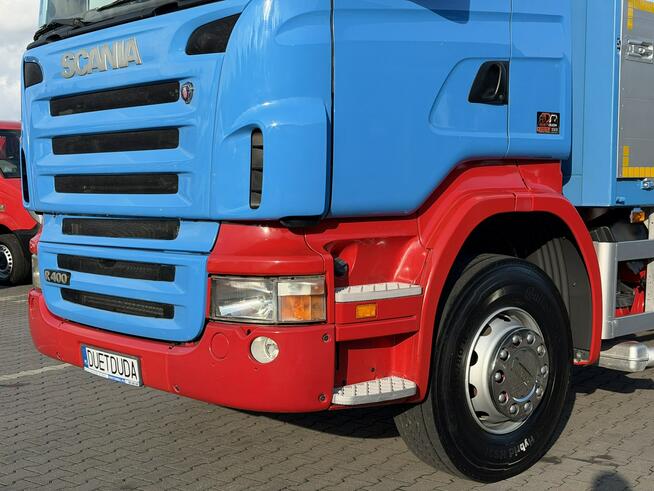 Scania R 400 LB 6x2 HDS Budowlanka Widły Oś Skrętna Super Stan W pełni sprawna Zabudowa 680cm Zadban