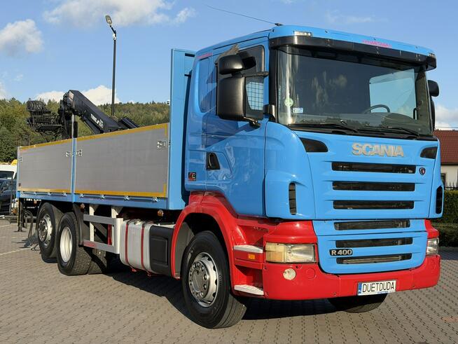 Scania R 400 LB 6x2 HDS Budowlanka Widły Oś Skrętna Super Stan W pełni sprawna Zabudowa 680cm Zadban