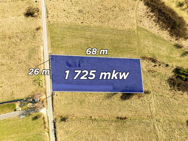 Widokowa działka budowlana – Szlembark 1725 m²