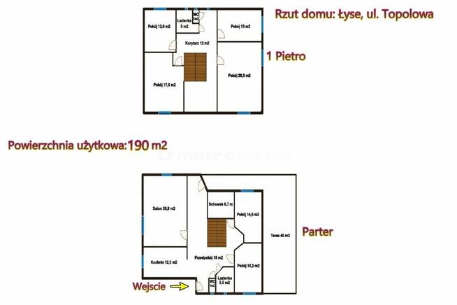 Przestronny dom 190 m² w Łysych ul. Topolowa