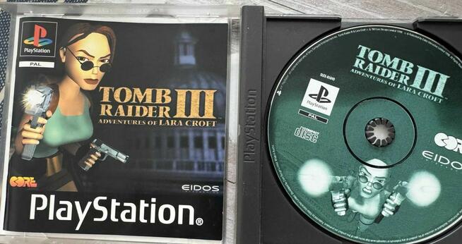 Tomb raider III gra + ksiązeczka Plasyation1 PS1