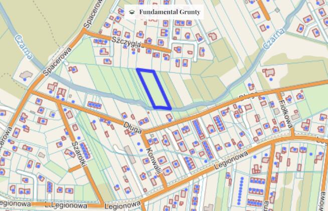 2 993 m² w Markach – prywatność nad Czarną Strugą, dom lub 2 budynki dwulokalowe