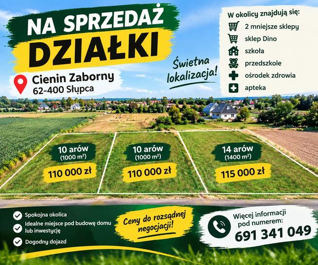 Sprzedam działki budowlane