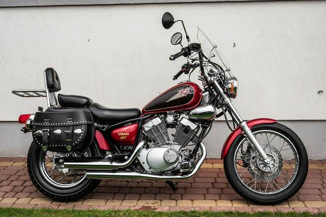 Yamaha Virago 125 R RATY Transport PIĘKNY STAN Największy Wybór Moto w PL 2X SAKWY